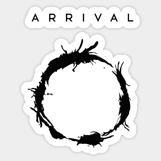 Arrival Sticker by visualangel